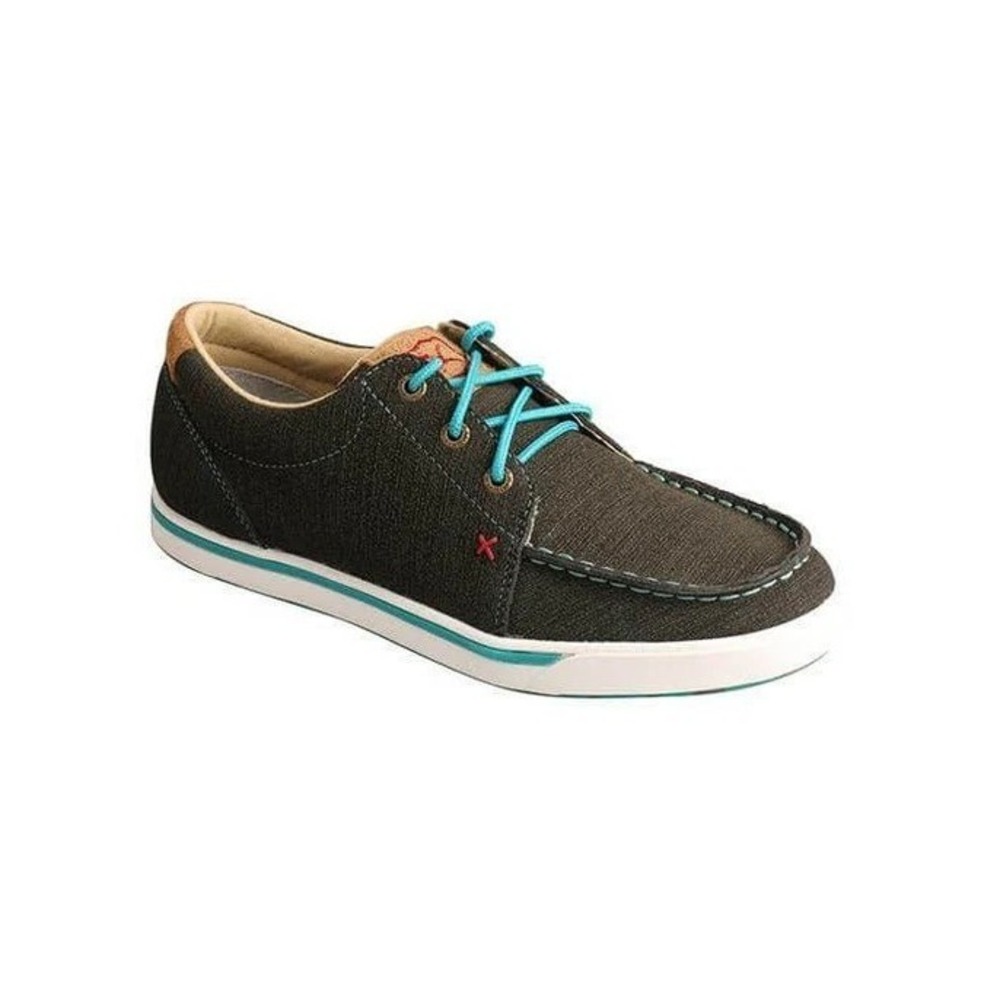 Twisted X Kicks Charcoal & Turquoise Casual Shoe